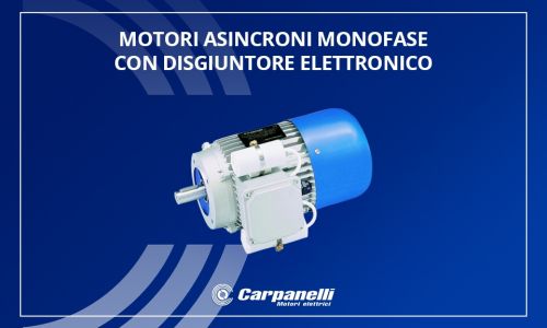 Single-phase asynchronous motors with electronic circuit breaker