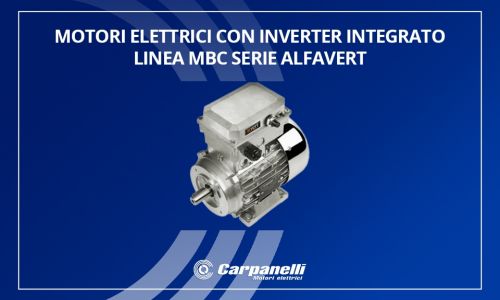 Electric motors with integrated frequency inverter MBC line - Alfavert Series