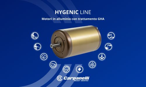 Motori in alluminio con trattamento GHA Carpanelli