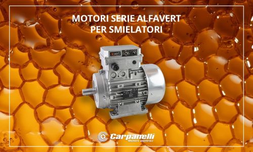 Motore serie Alfavert per smielatori