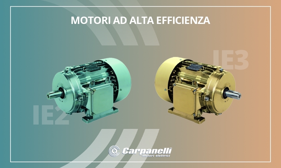 Motori ad alta efficienza IE3 IE2 Carpanelli Motori ad alta efficienza IE3 IE2 Carpanelli