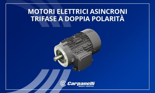 Three-phase asynchronous motors with double polarity